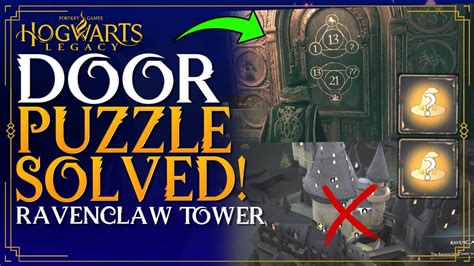 How to solve the Ravenclaw door puzzle in Hogwarts。